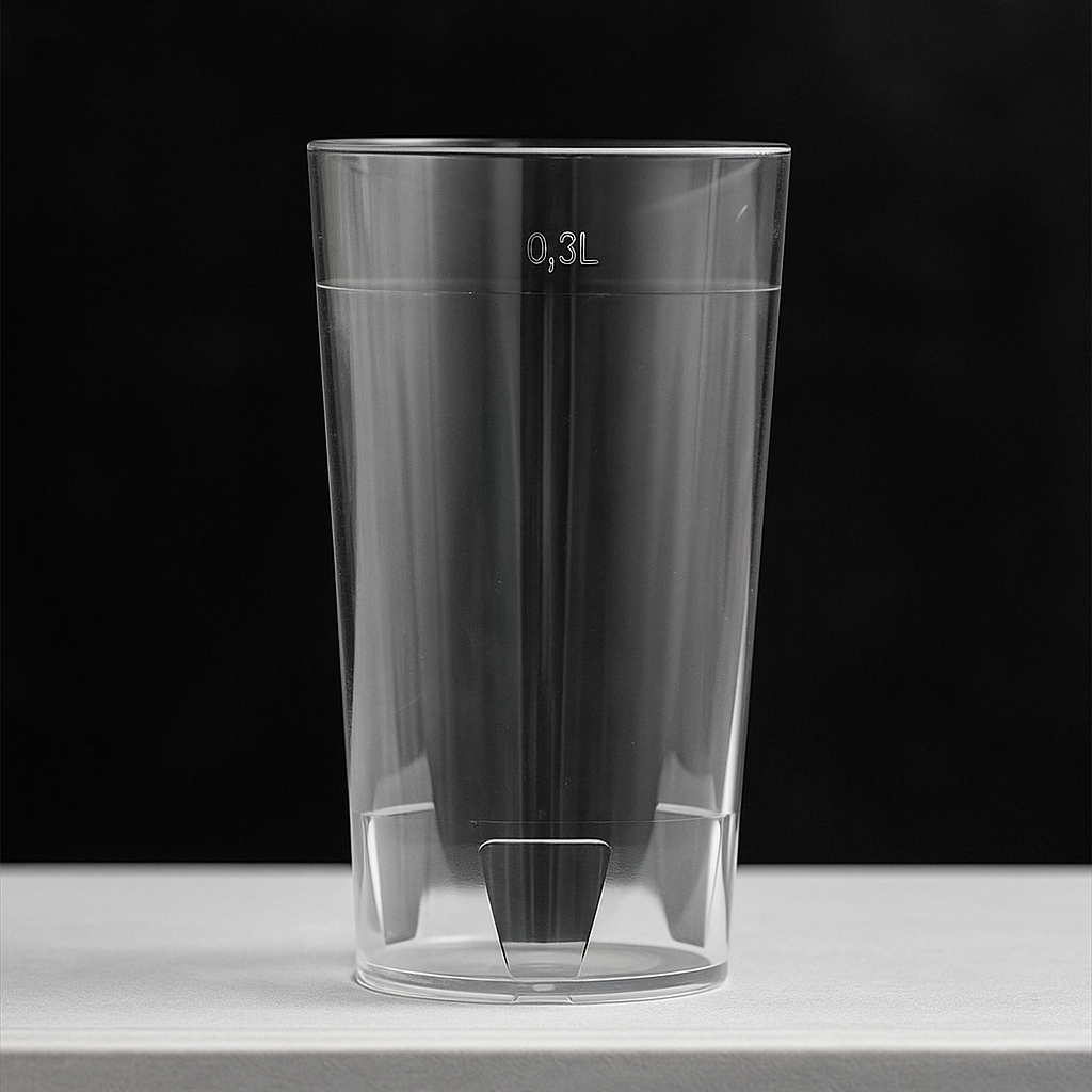 Becher bedrucken SAN